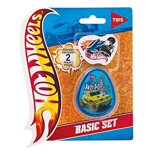 Kit Escolar Tris Hot Wheels 2 Peças