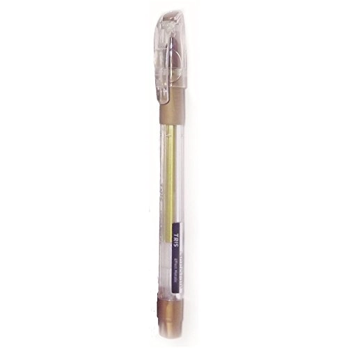 Caneta Gel Tris Effect Metal Ouro