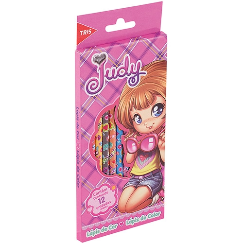 Lápis De Cor Tris Judy 12 Cores