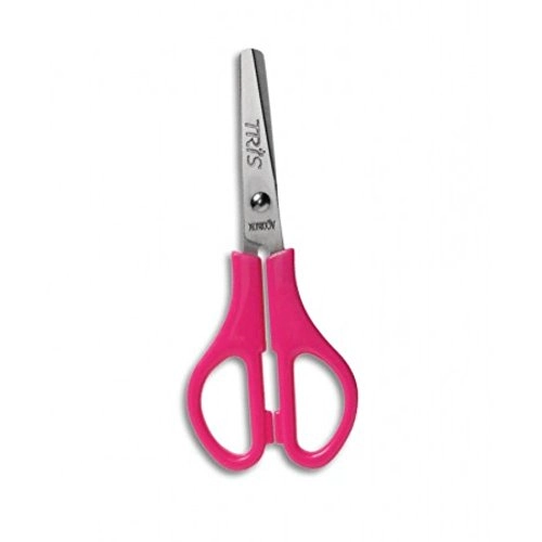 Tesoura Tris Esc.classic Pink 13cm