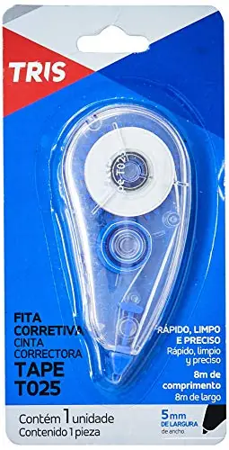 Fita Corretiva Branco Tris