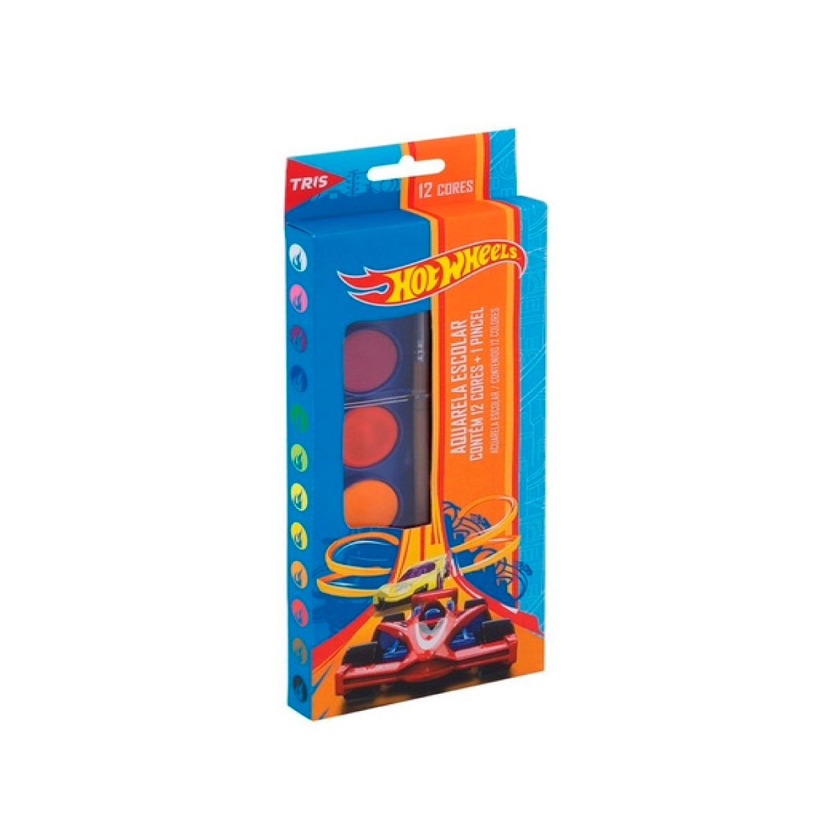Aquarela Hot Wheels 12 Cores Est Summit