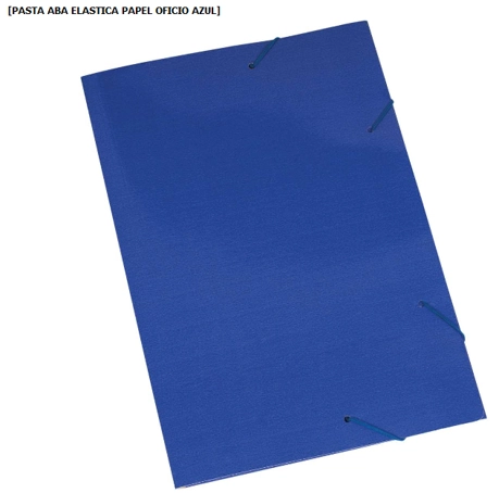 Pasta Papel Elast Azul Esc Polyc 1x20un