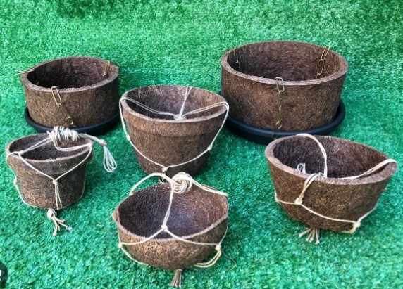 Vaso Mato Verde Fibra Coco 129
