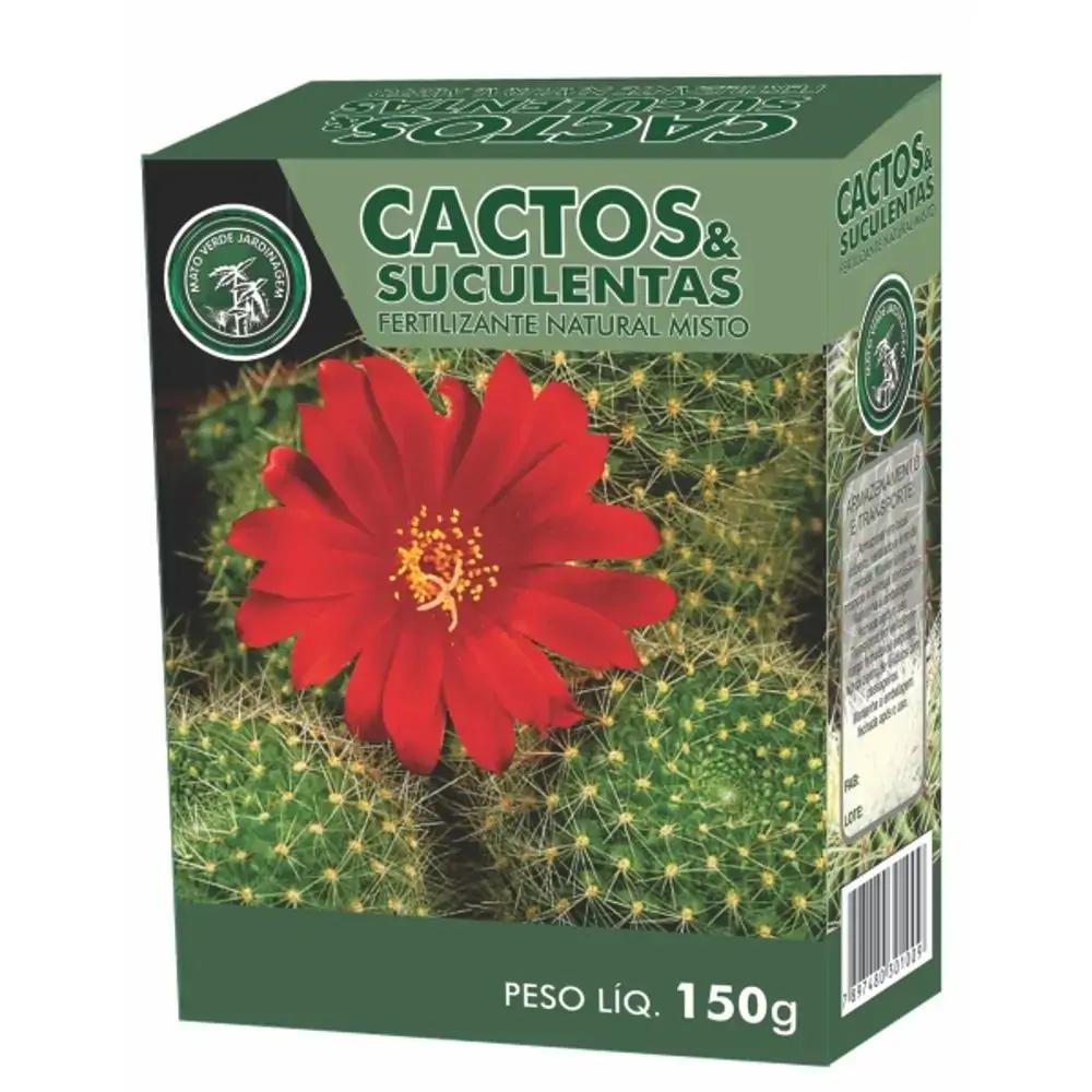 Cactos E Suculentas Caixa 150 G Mato Verd