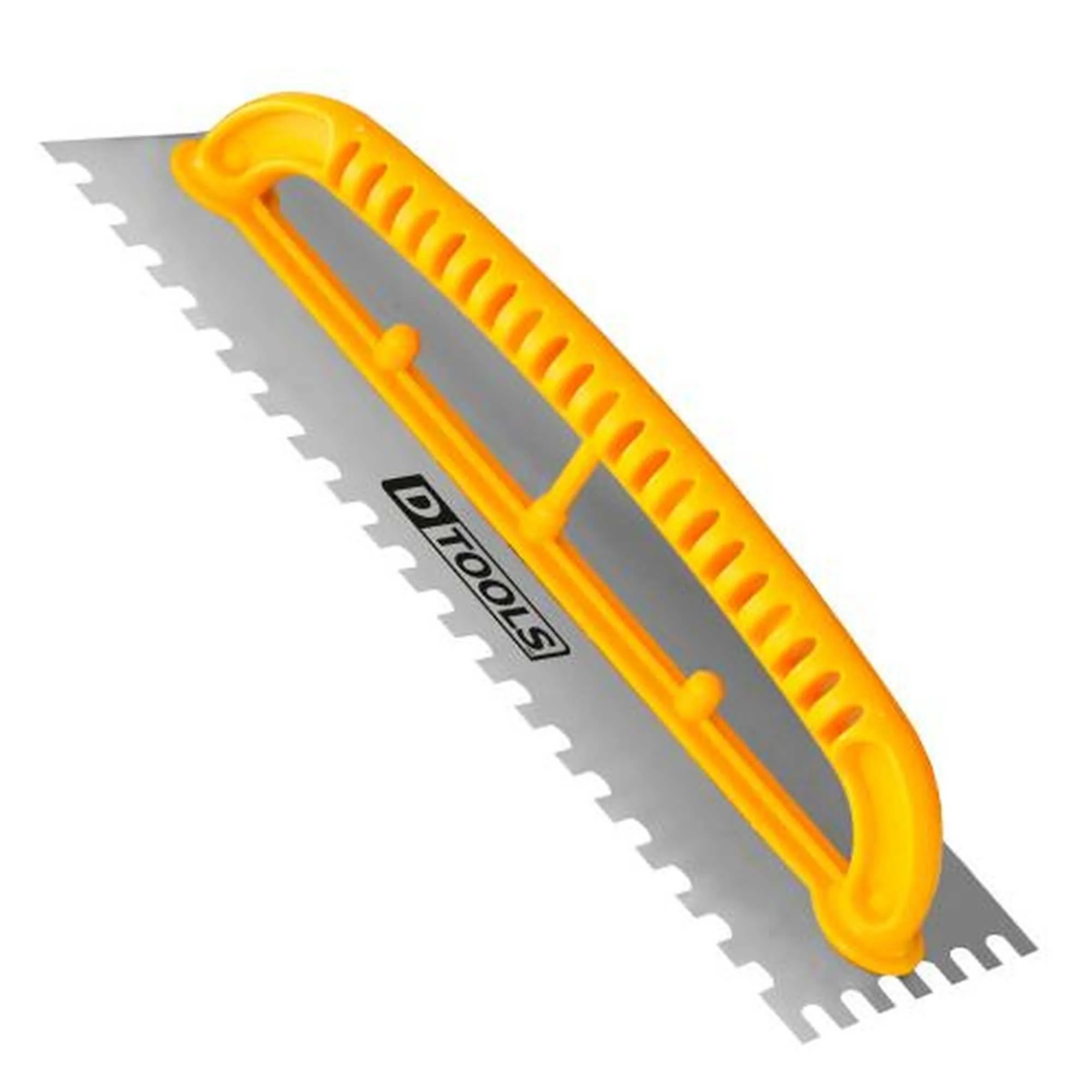 Desempenadeira Aço Dentada 12 X 48cm Para Aplicação De Argamassa - Dtools
