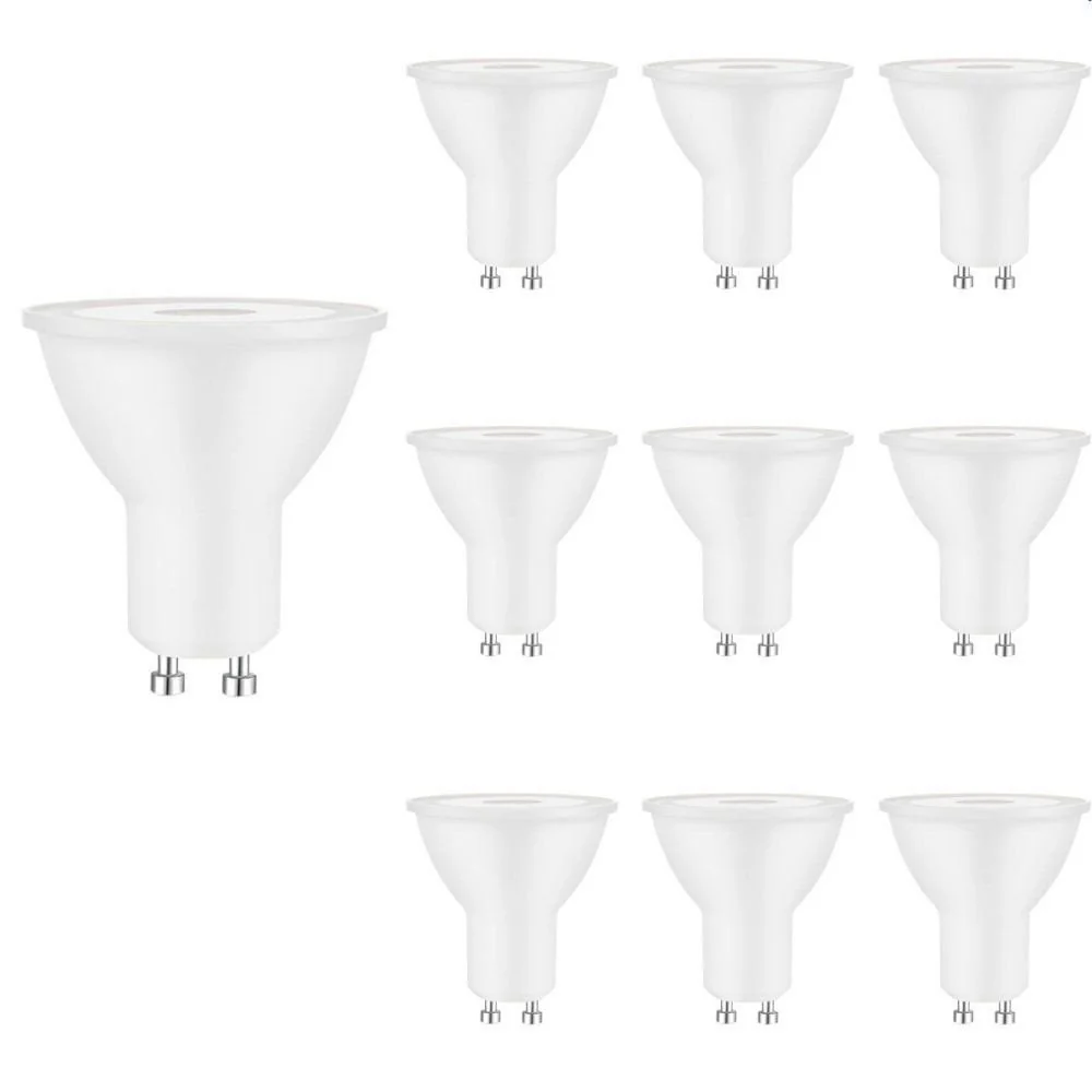10 Lâmpada Led Save Energy Dicróica Mr16 Ii 4,8w Gu10 Bivolt 4000k Luz Neutra
