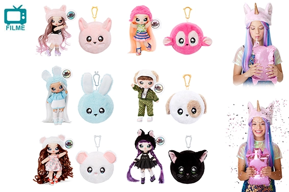 Boneca Na Na Na Surprise Pom Doll Ref 1600 Candide