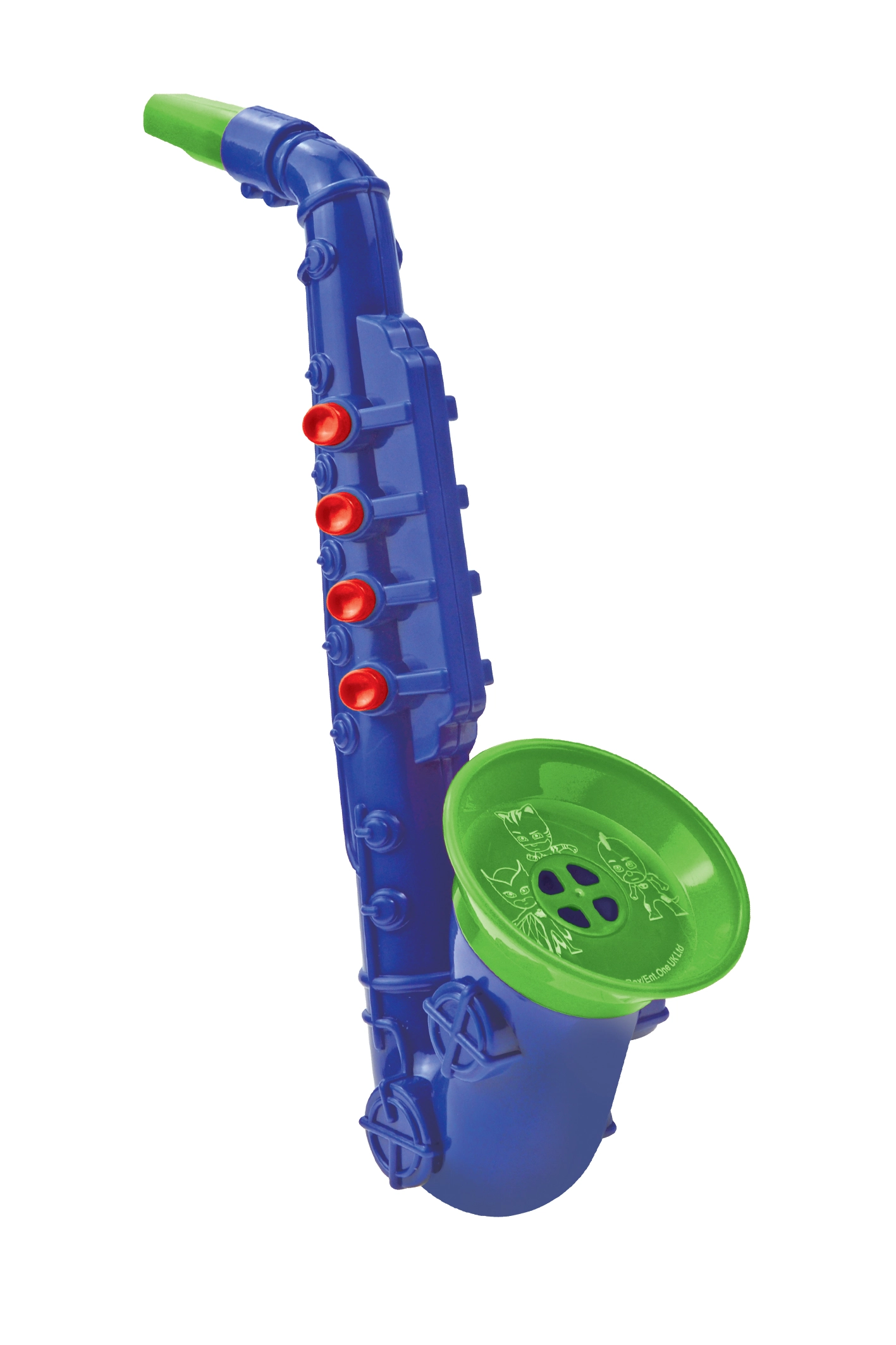 Mini Saxofone - PJ Masks - Azul e Vermelho - Candide