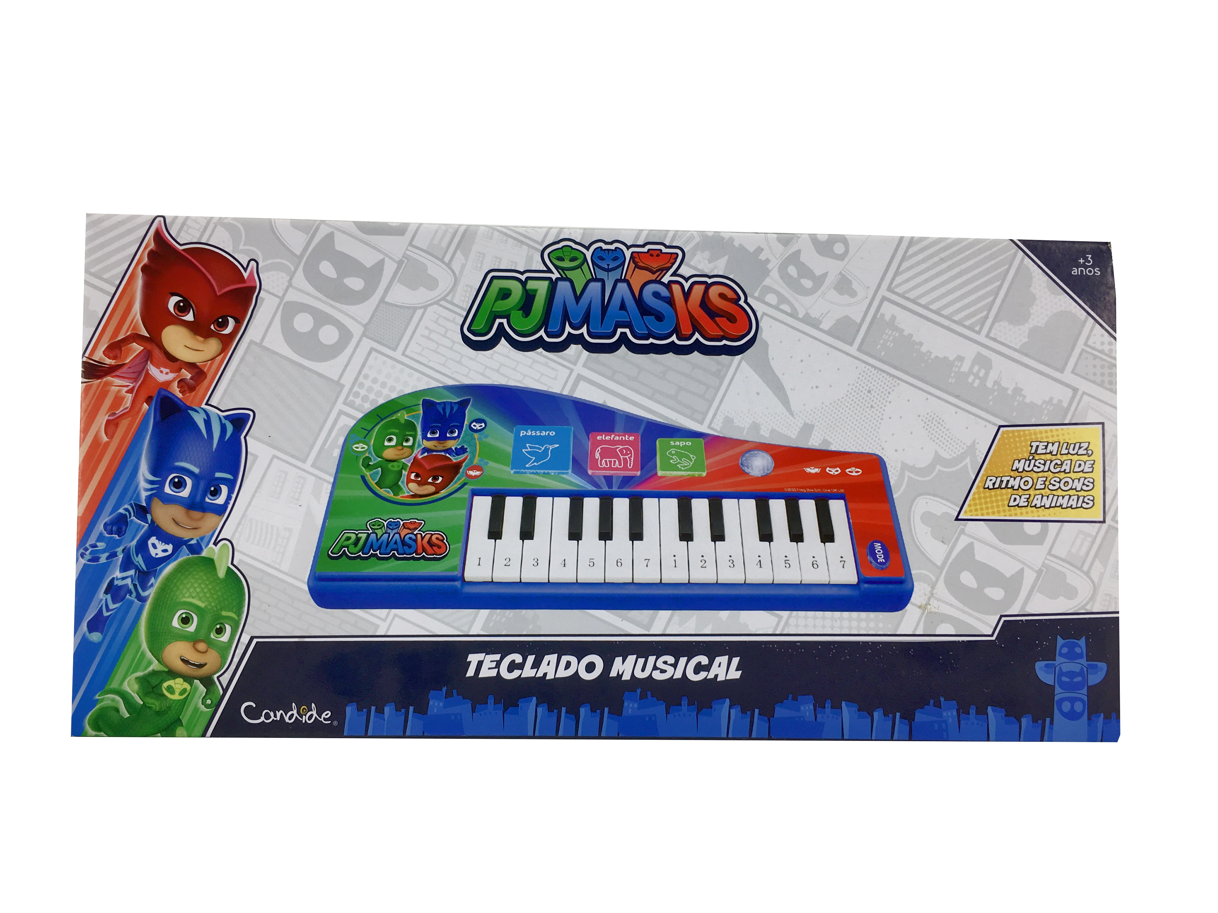 Brinquedo Musical - Teclado Musical - PJ Masks - Candide