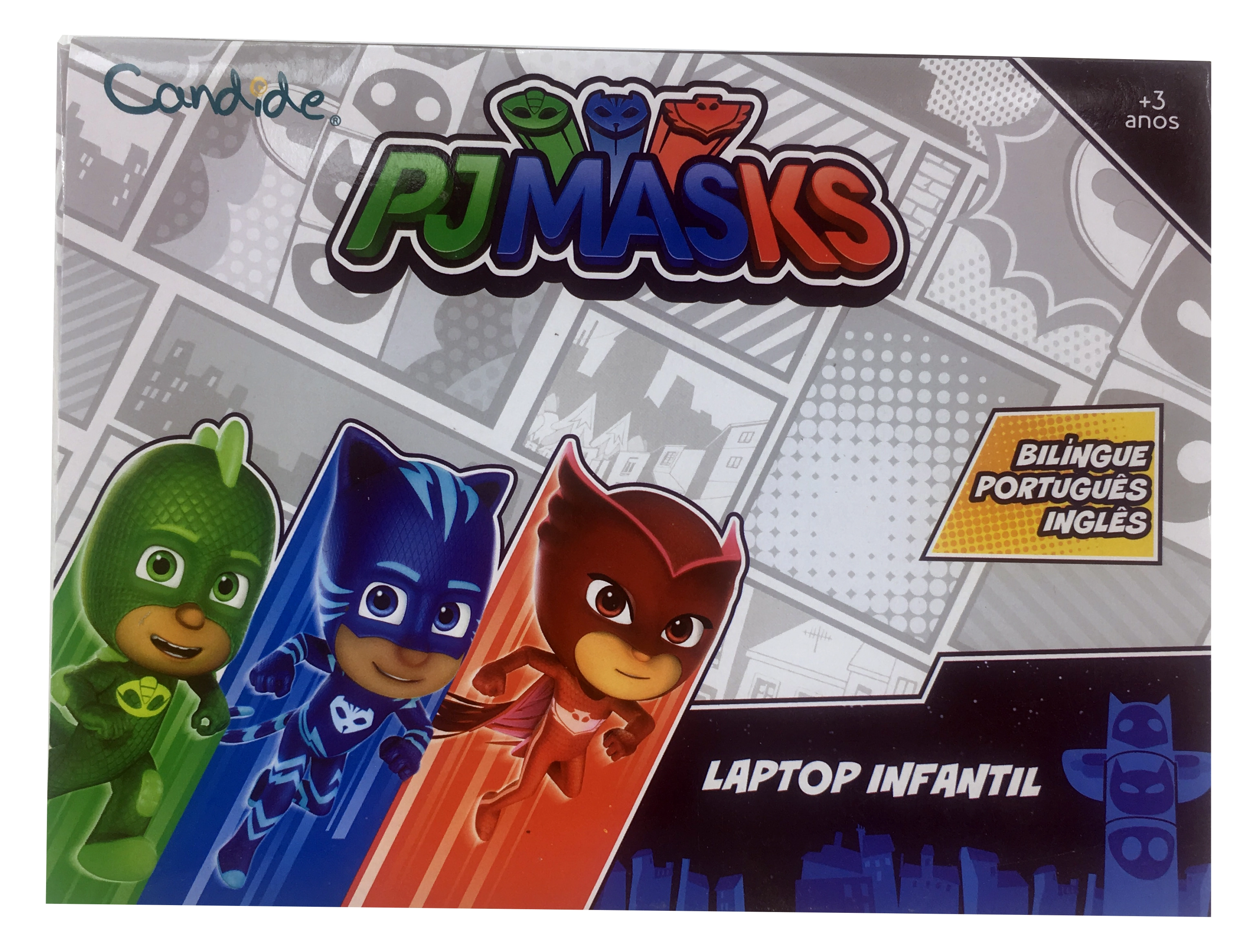 Laptop Infantil - Pj Masks - Bilíngue - Candide