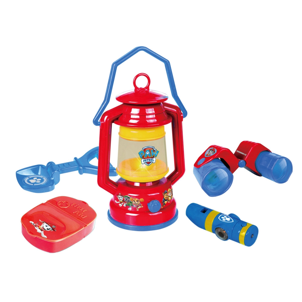 PATRULHA CANINA - CAMPING - KIT COM LAMPIÃO E BINÓCULO