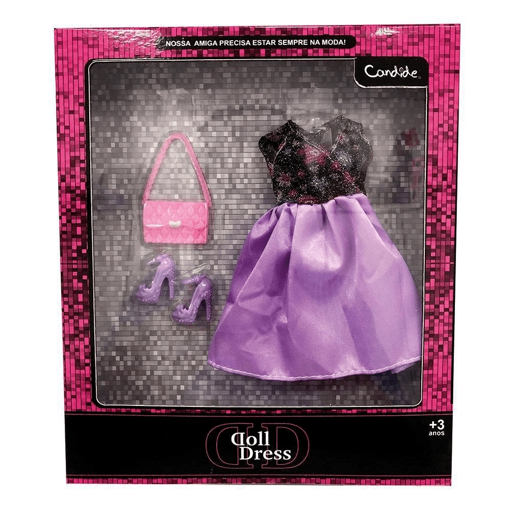 Vestido Para Boneca Fashion Doll Dress Candide