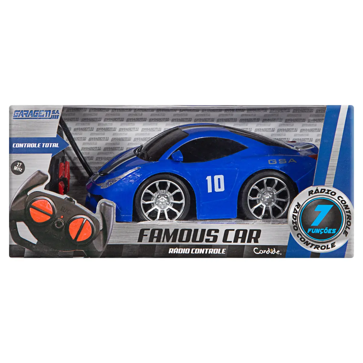 Carrinho Com Controle Remoto Famous Car Garagem S.a. Candide