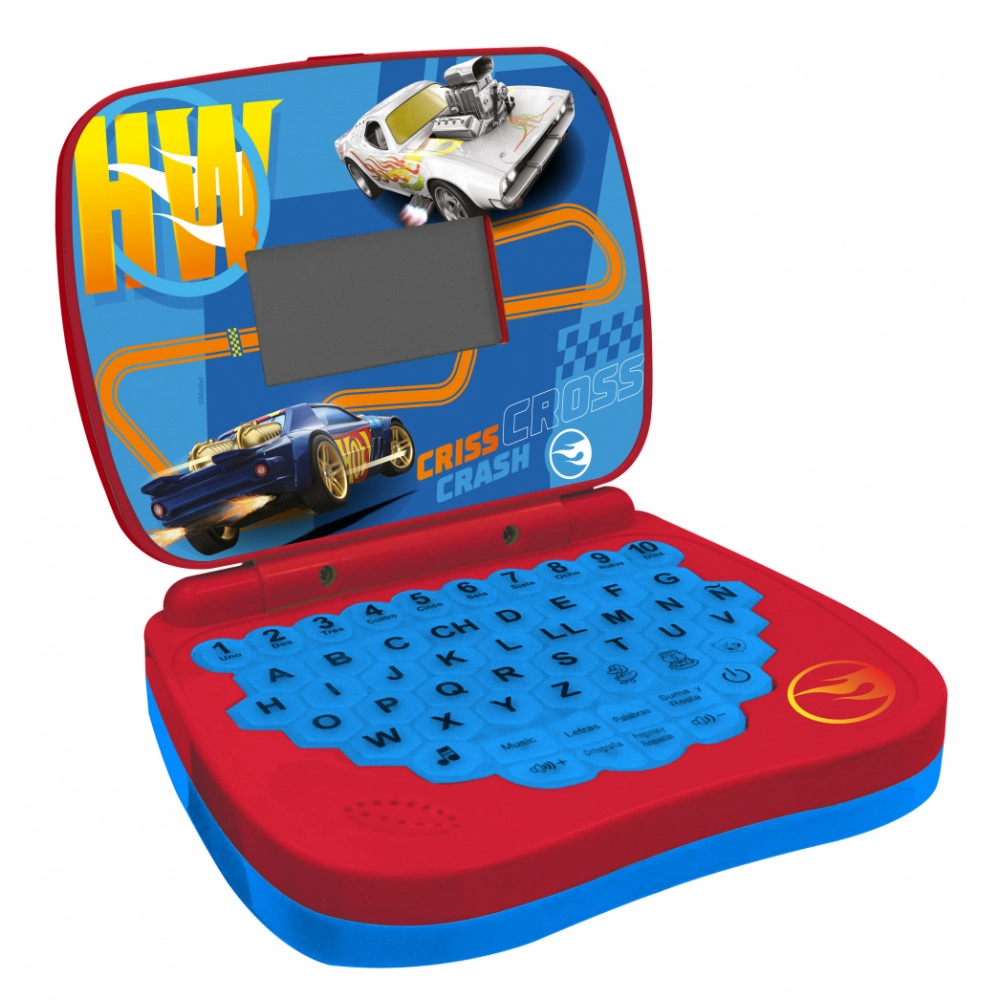 Laptop Infantil Eletrônico - Bilíngue - Hot Wheels - Candide