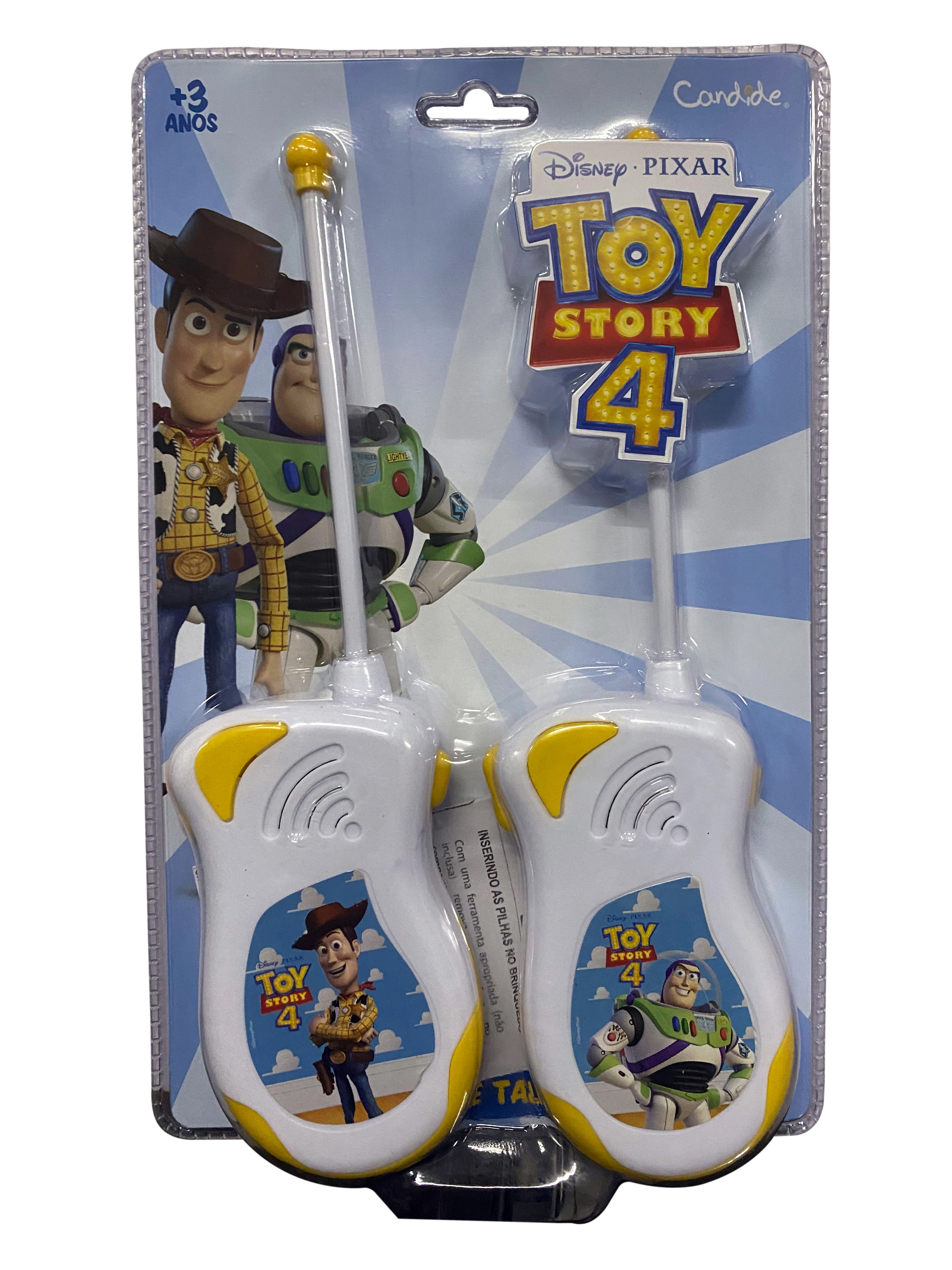 Walkie Talkie Infantil Toy Story - Buzz e Woody - Candide