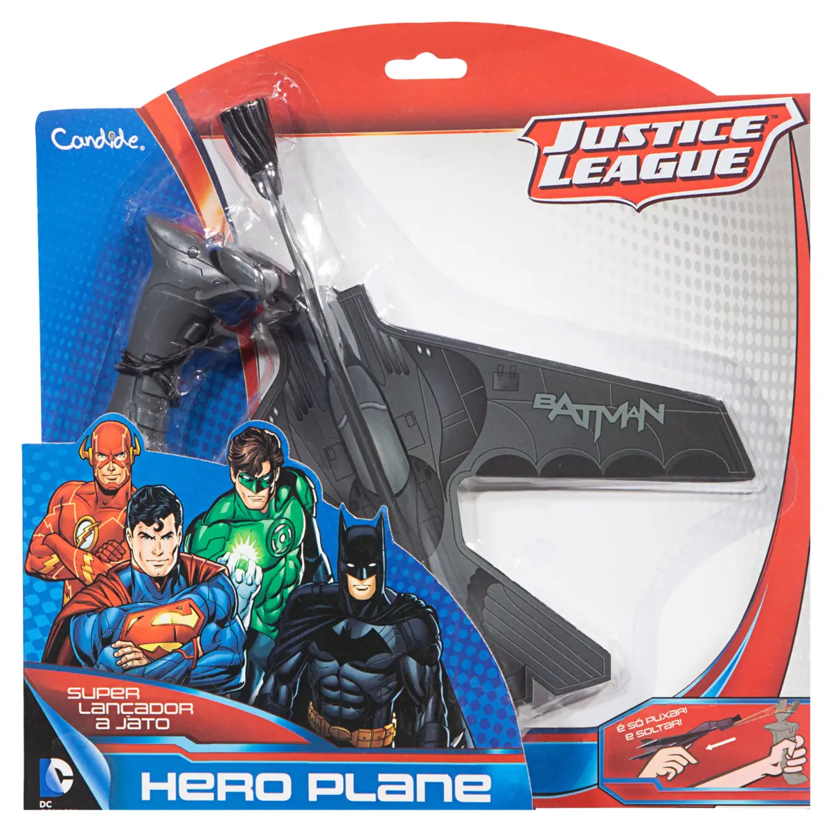Lançador De Aviões Justice League Hero Plane Candide