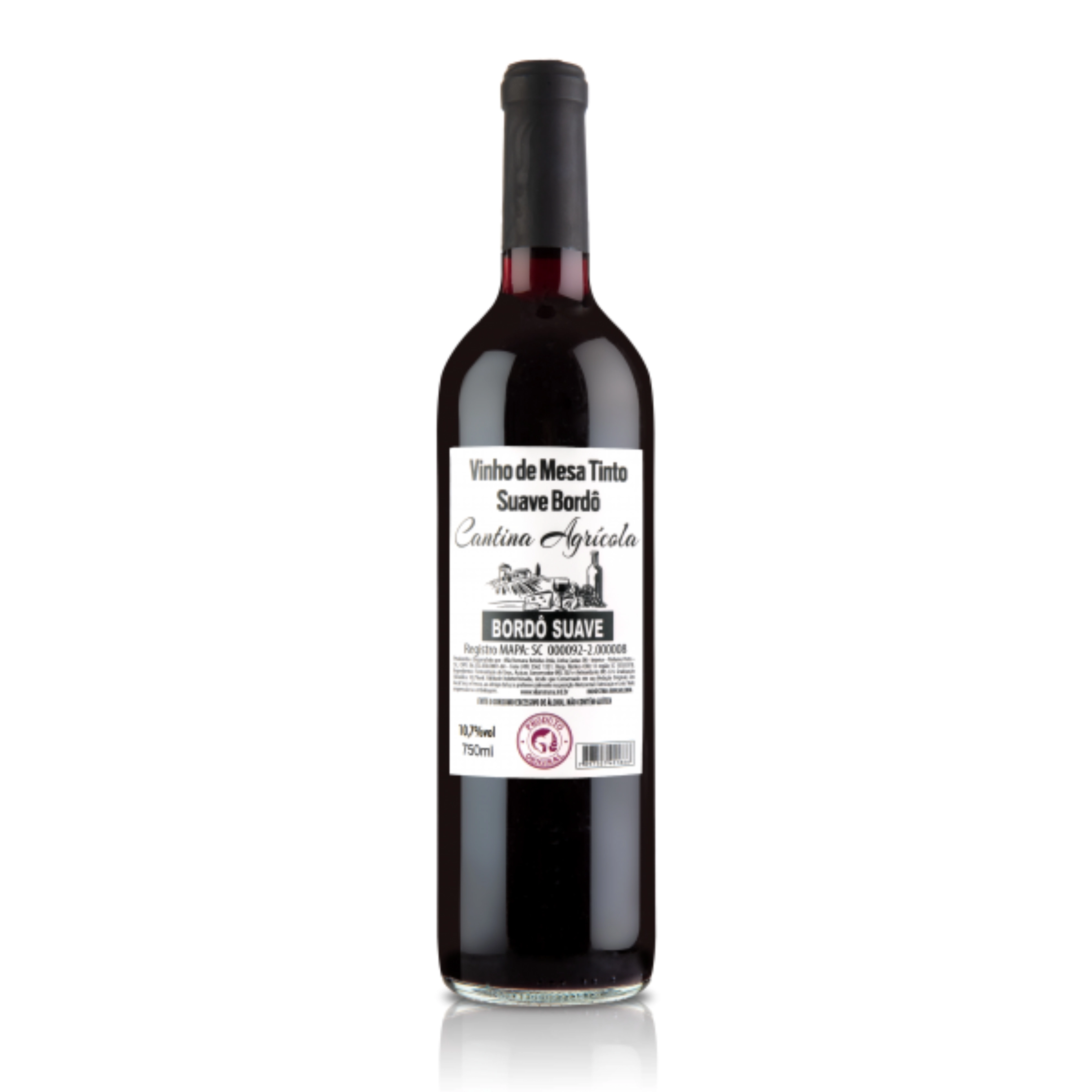 Vinho Branco Suave Cantina Agrãcola 750ml