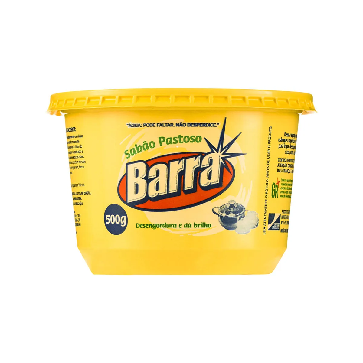 Sabão Em Pasta Tradicional Barra Pote 500g
