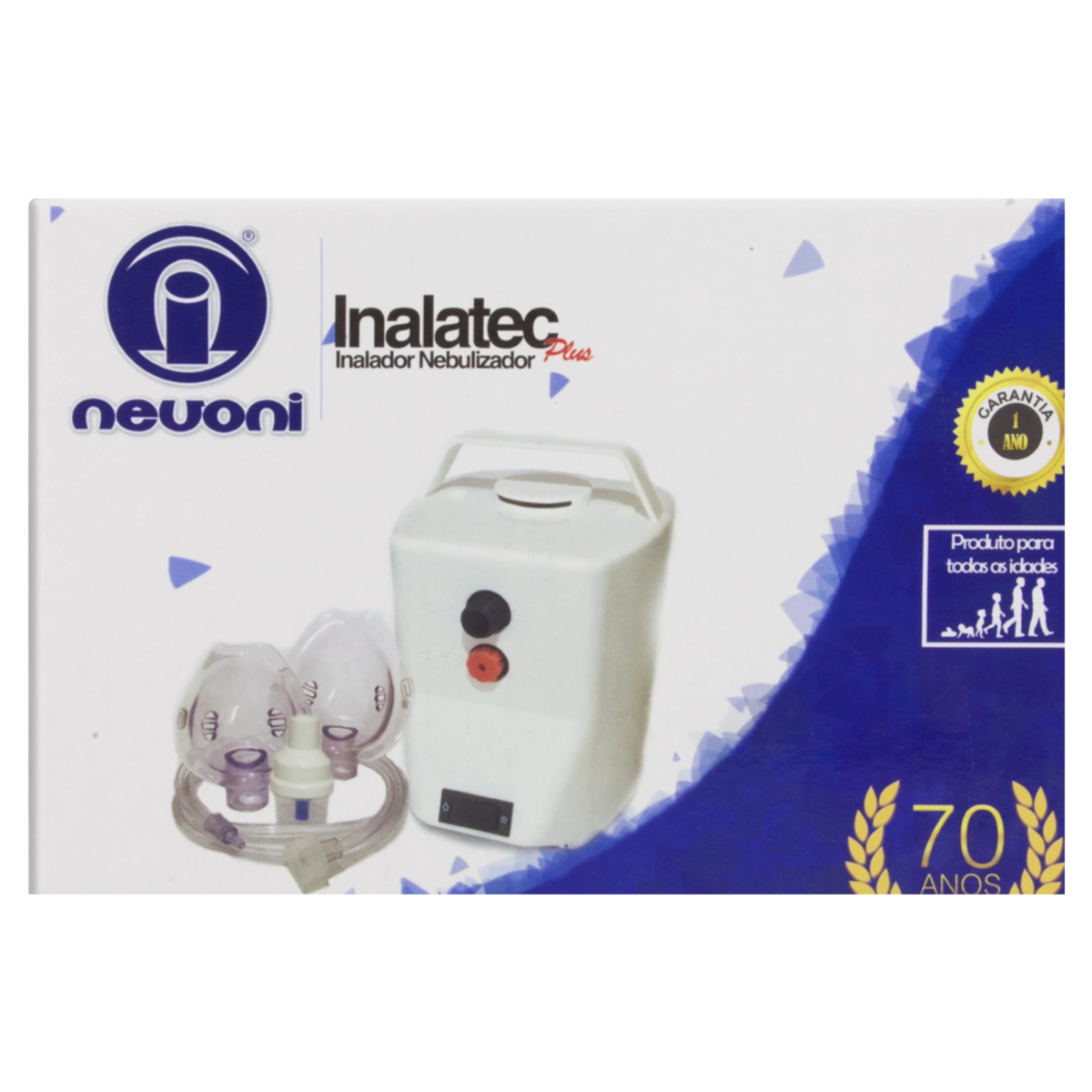 Inalador Nebulizador Inalatec Plus Nevoni Bivolt