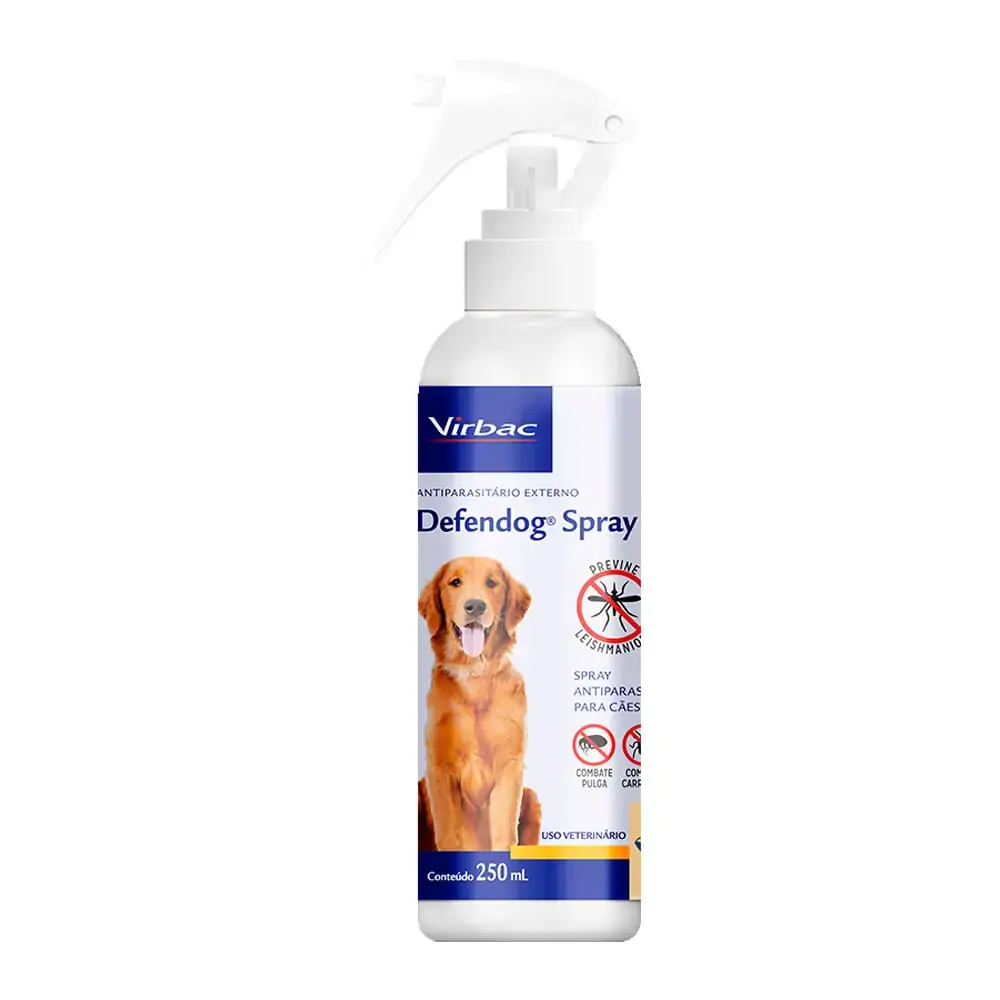 Defendog Spray Antiparasitário Para Cães Com 250ml