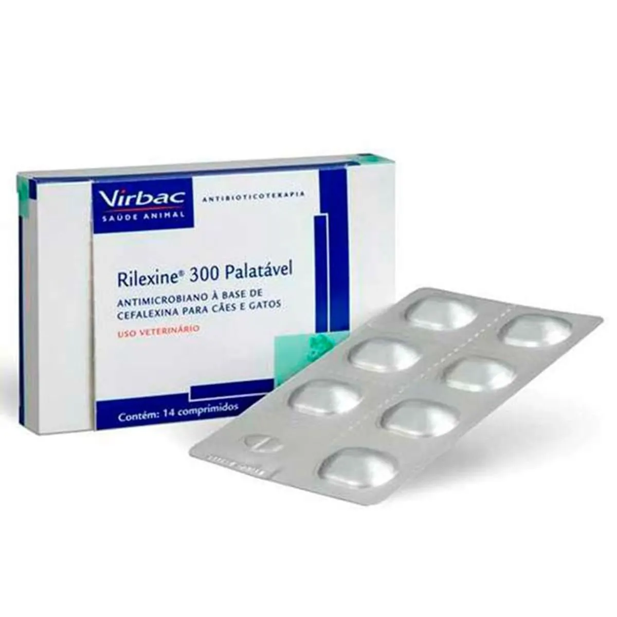 Rilexine com 14 comprimidos Virbac 300mg