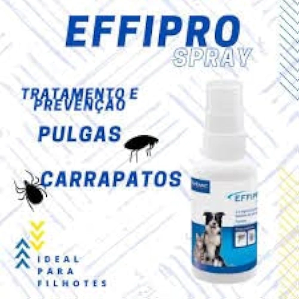 Effipro Spray 100ml Virbac Cães e Gatos