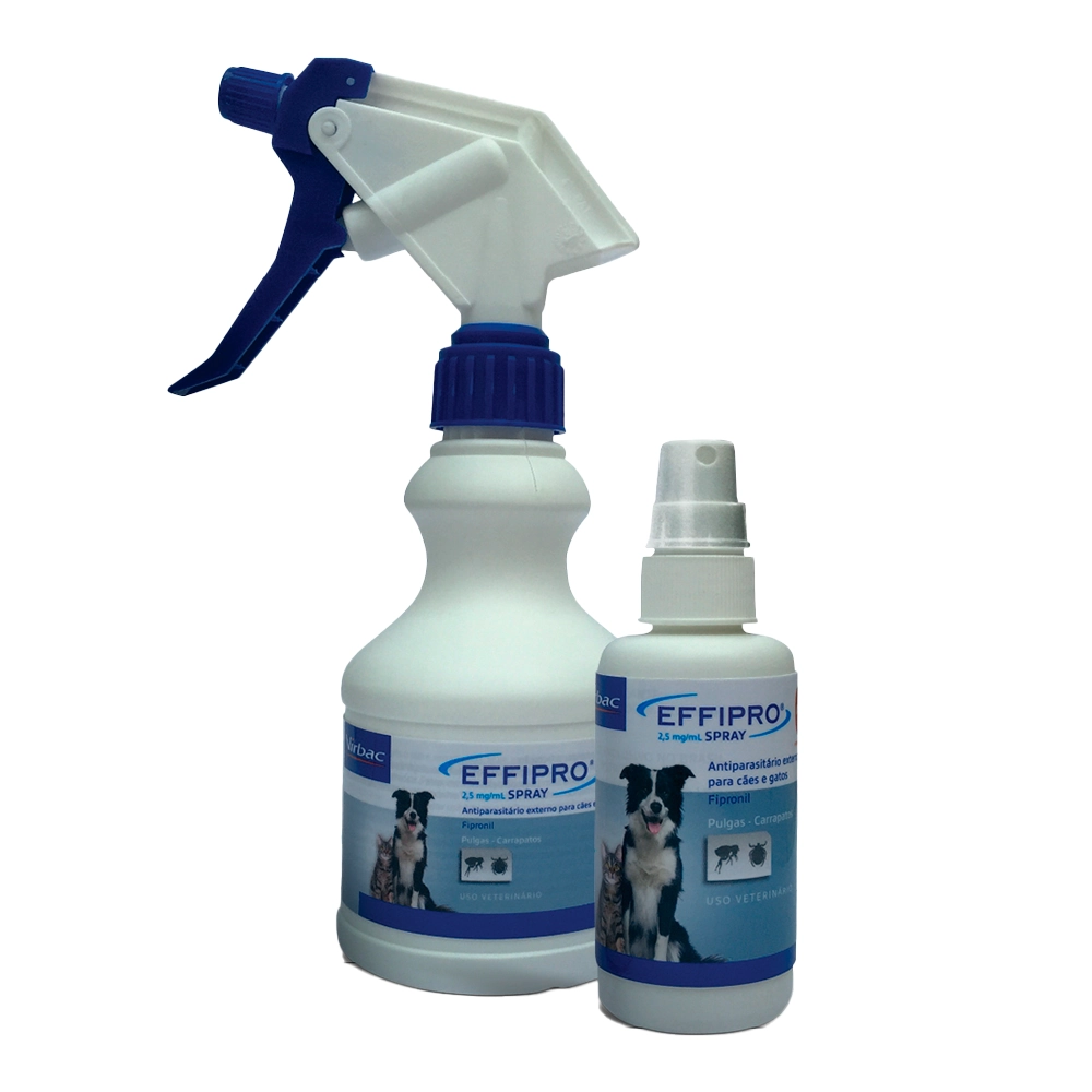 Antipulgas Effipro Spray Virbac Cães e Gatos 250ml