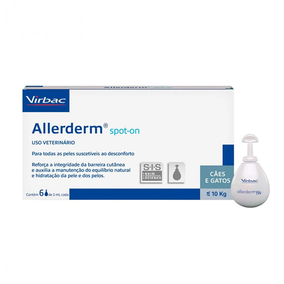 Allerderm Spot On 6 Pipetas Virbac 2ml