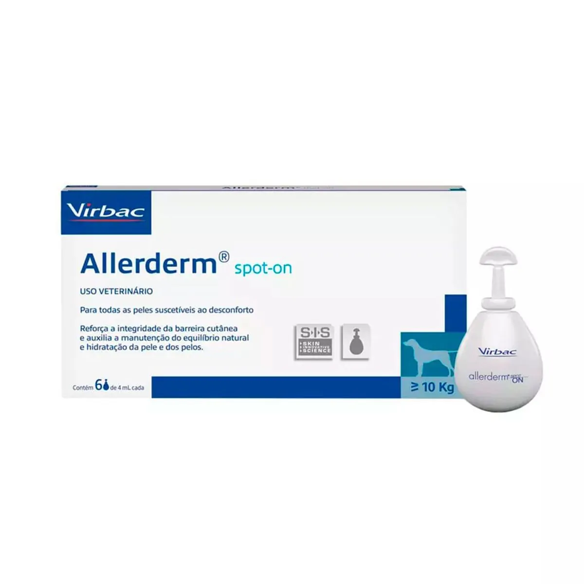 Allerderm Spot On 6 Pipetas Virbac 4ml