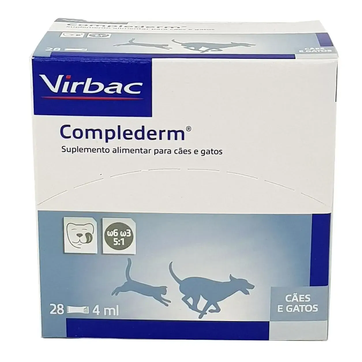 Complederm 4ml Virbac Suplemento Alimentar Cães e Gatos