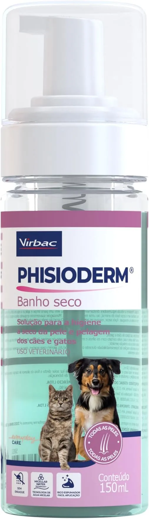 Virbac Phisioderm Banho Seco 150ml
