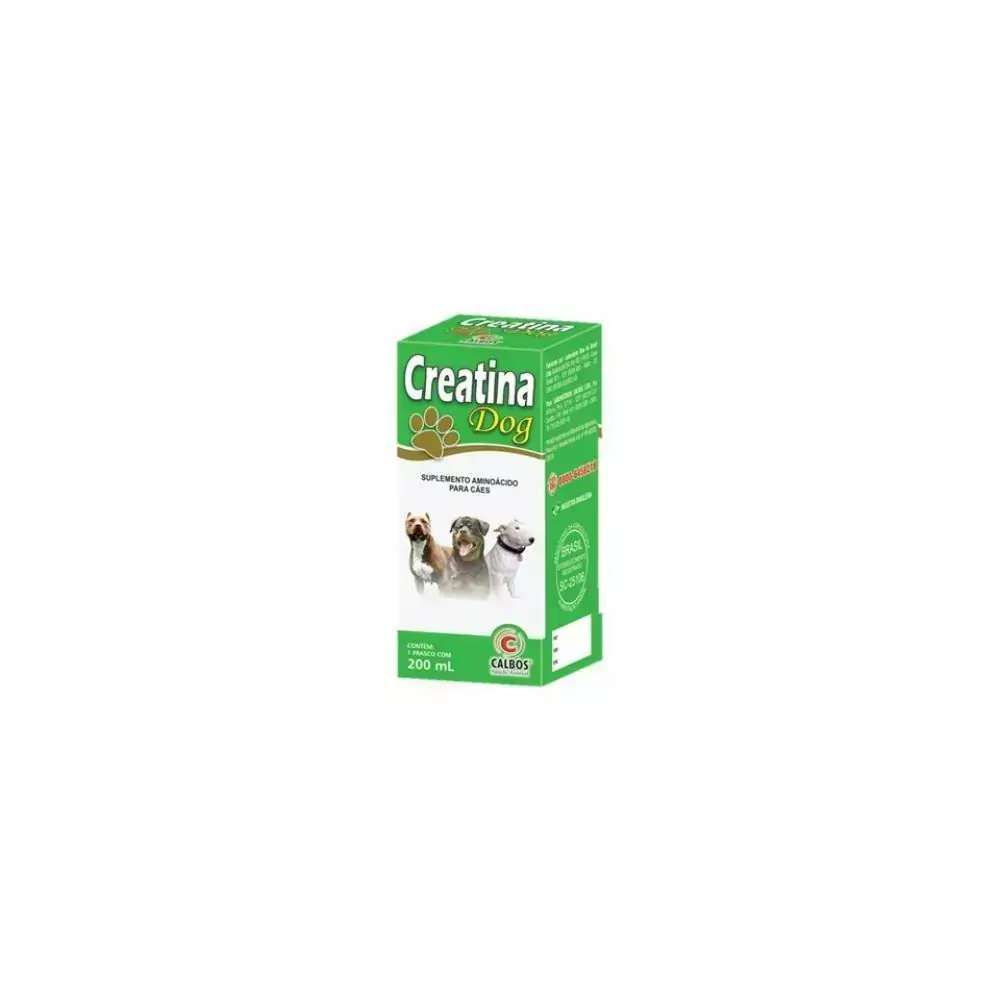 Creatina Dog-pet 200ml Para Animais Apcs Exercício Físico
