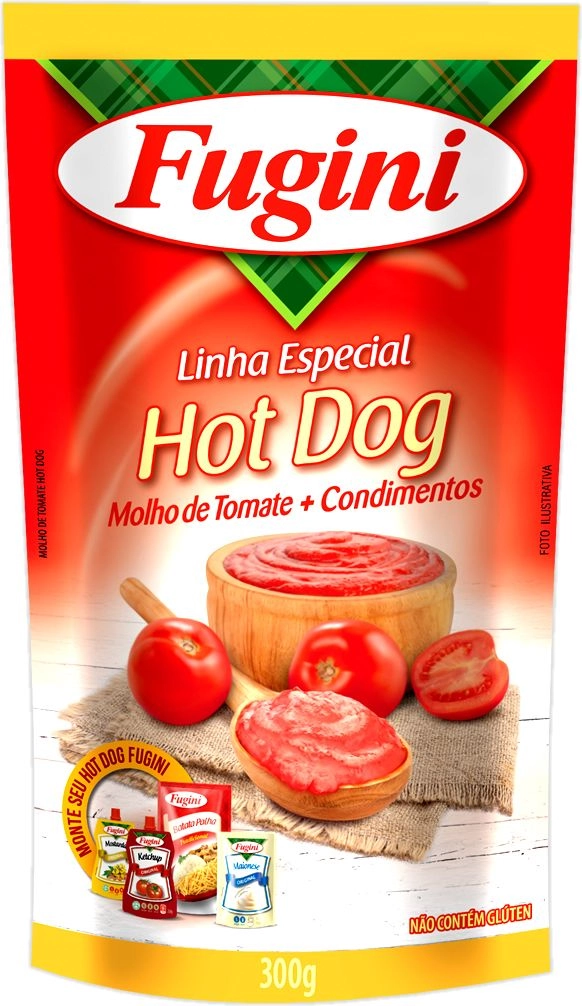 Molho De Tomate Hot Dog Fugini Especial Sachê 300g