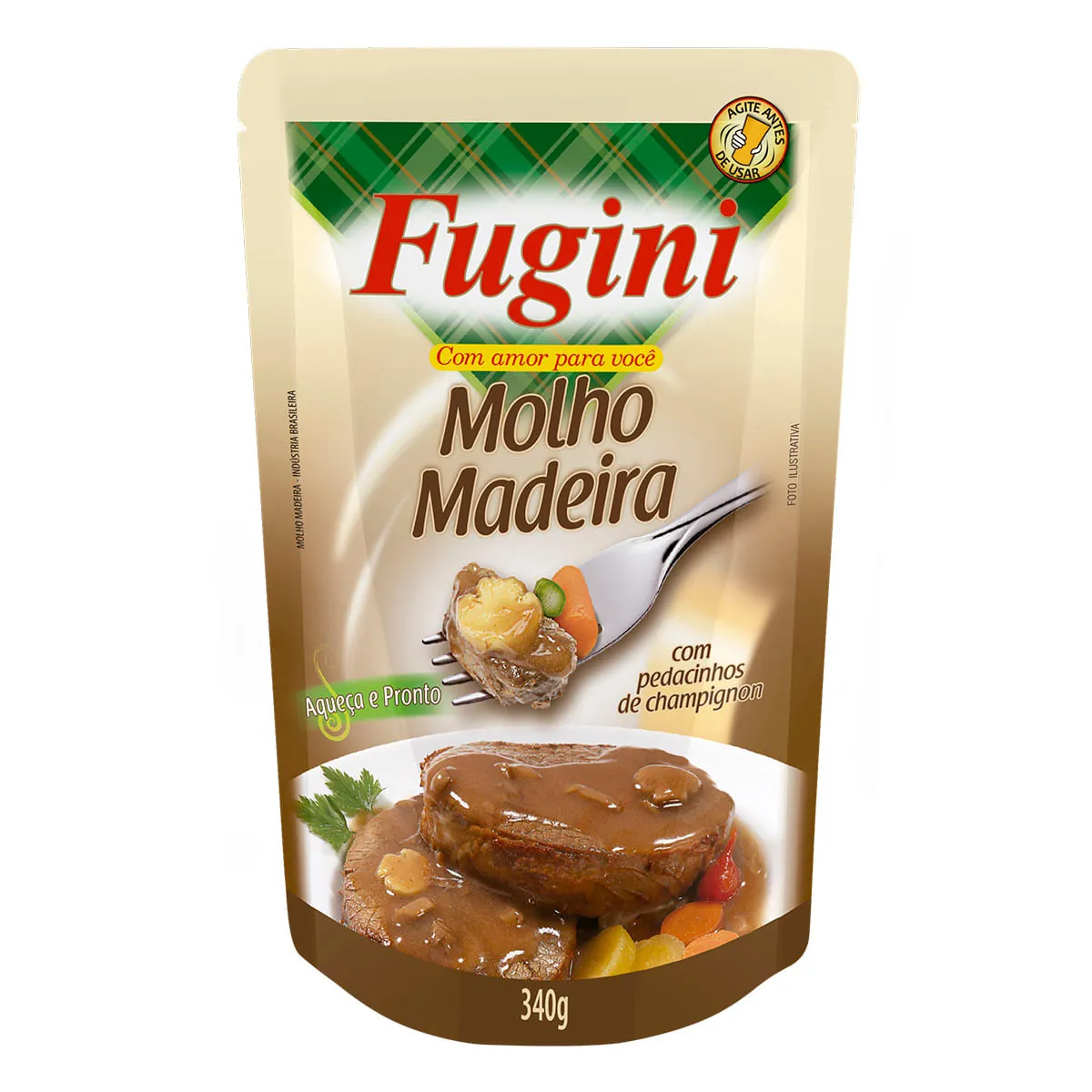 Molho Madeira Com Champignon Fugini Sachet