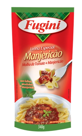Molho Tom Fugini Org. 300g Sc Manjericao
