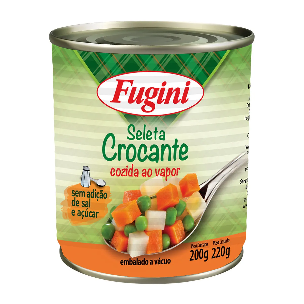 Seleta De Legumes Ao Vapor Fugini