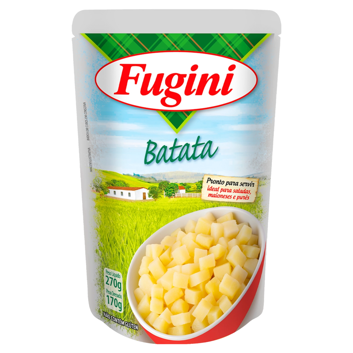Batata Em Conserva Fugini Sachê 170g