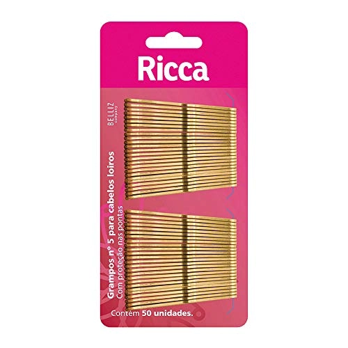 Grampo Para Cabelo Ricca Loiro N°5