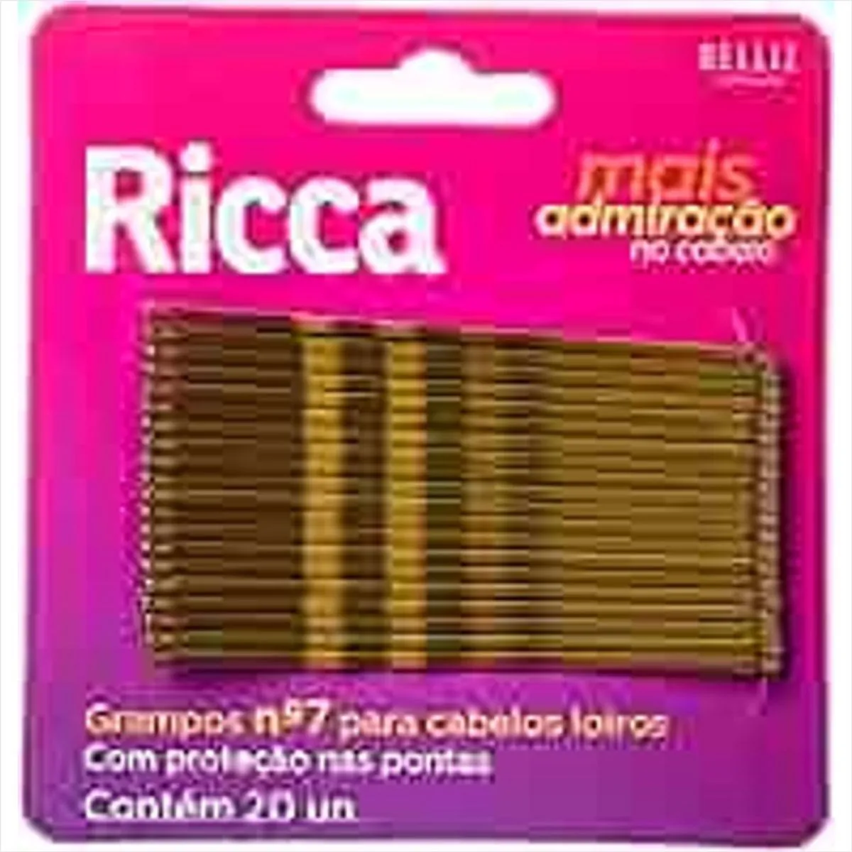 Grampos P/cab Loiro N 7 Ricca Re343