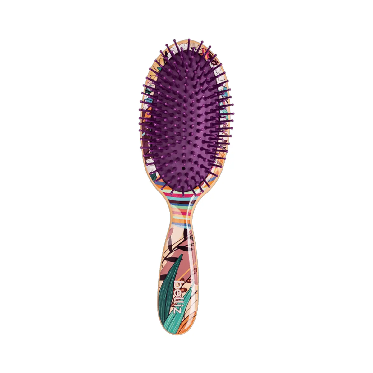 Escova De Cabelo Belliz Florescer Oval