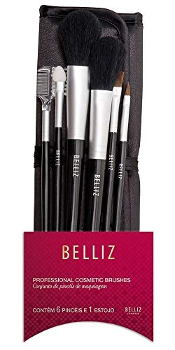 Conjunto De Pincéis Belliz Para Maquiagem Preto