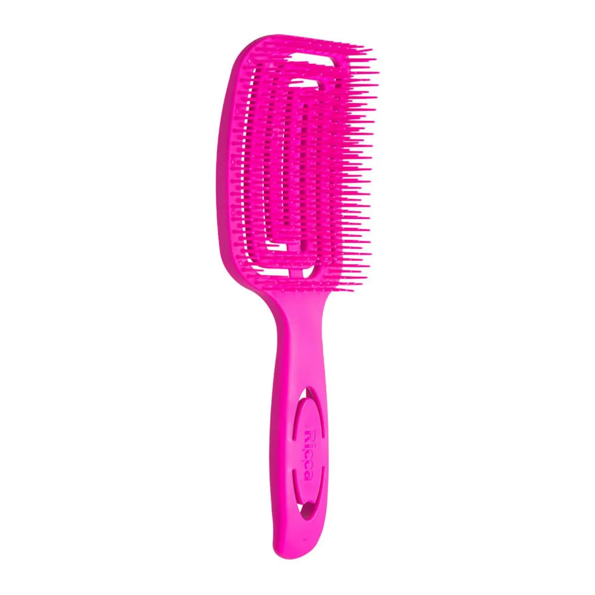Escova De Cabelo Ricca Wet E Dry Rosa 1un