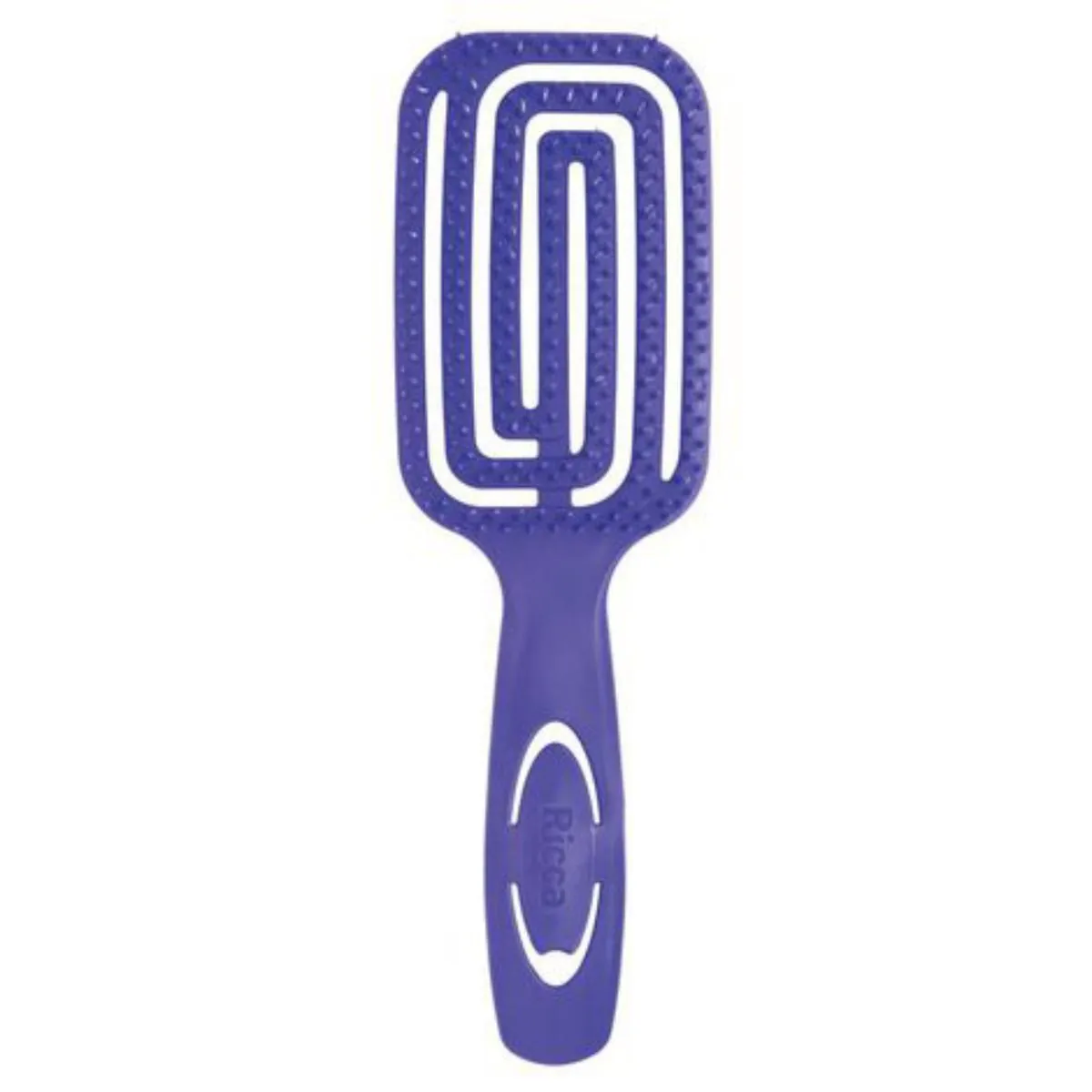 Escova De Cabelo Ricca Wet E Dry Roxa 1un