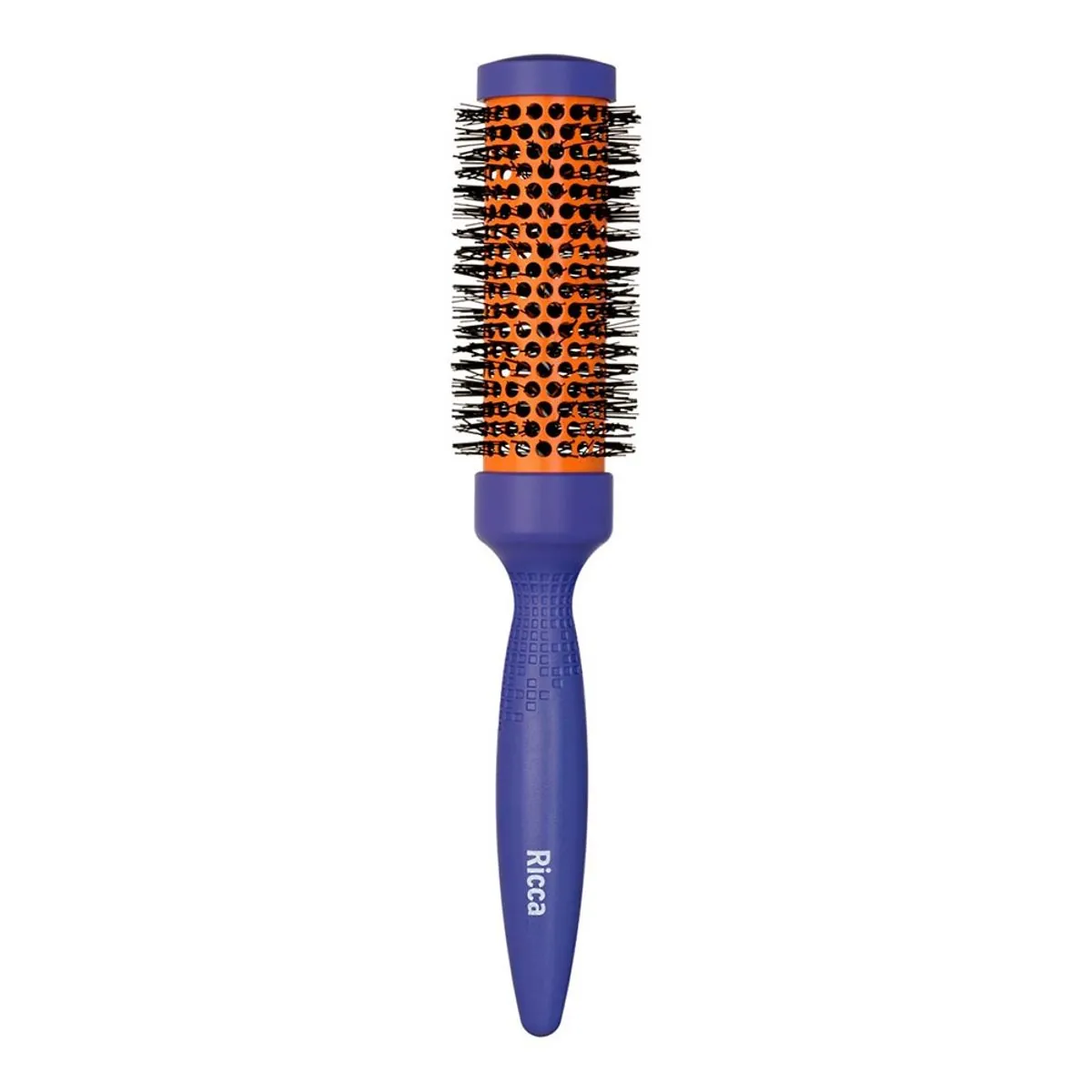 Escova Para Cabelo Roxa Cerâmica Ricca Premium 25