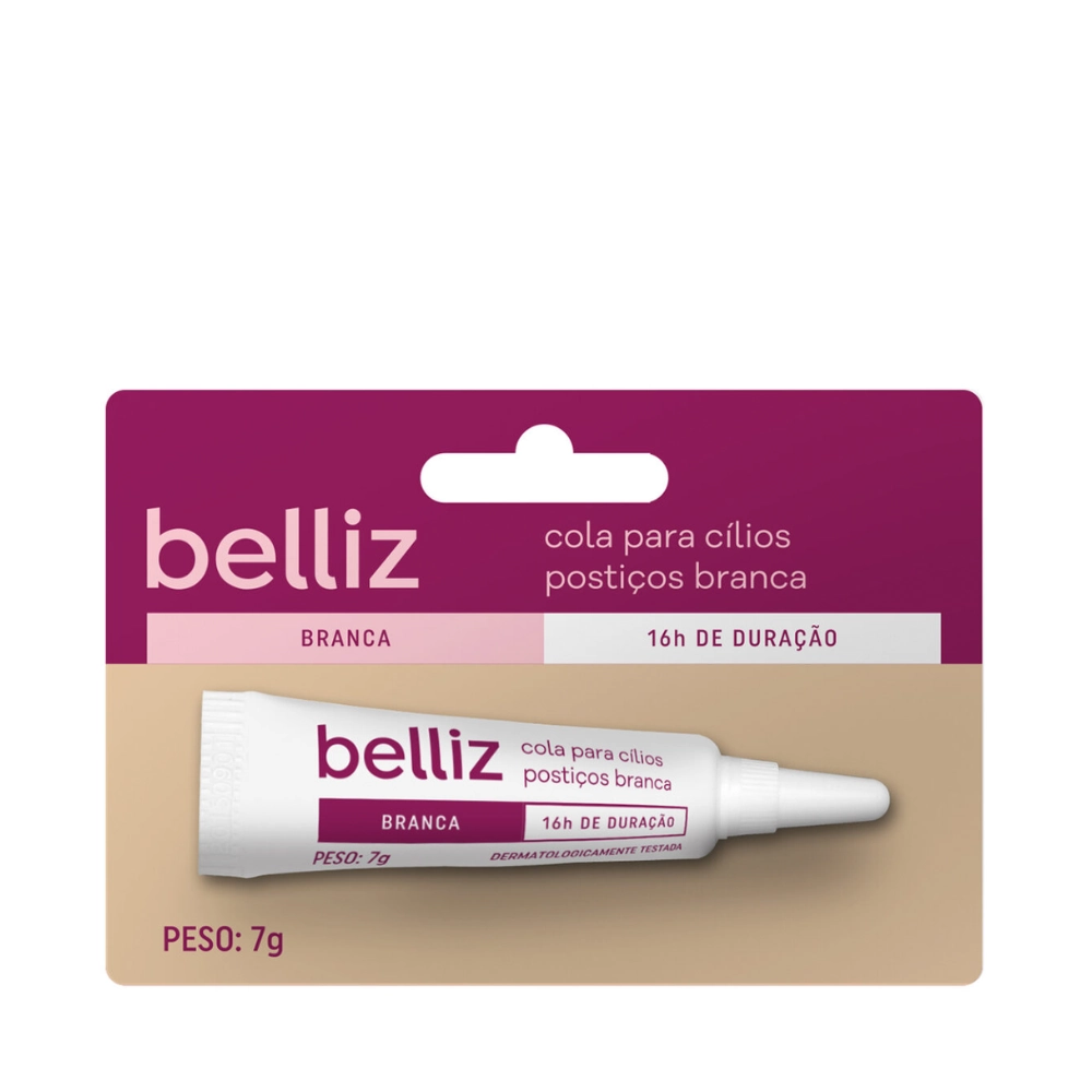 Cola de Cílios Postiços Belliz Branco 7g