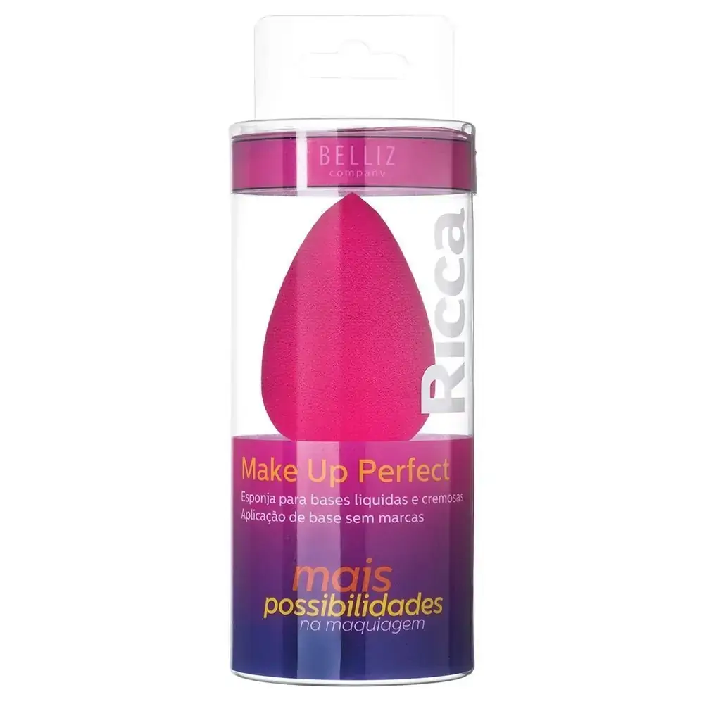Esponja Ricca Make Up Perfect 1 Unidade