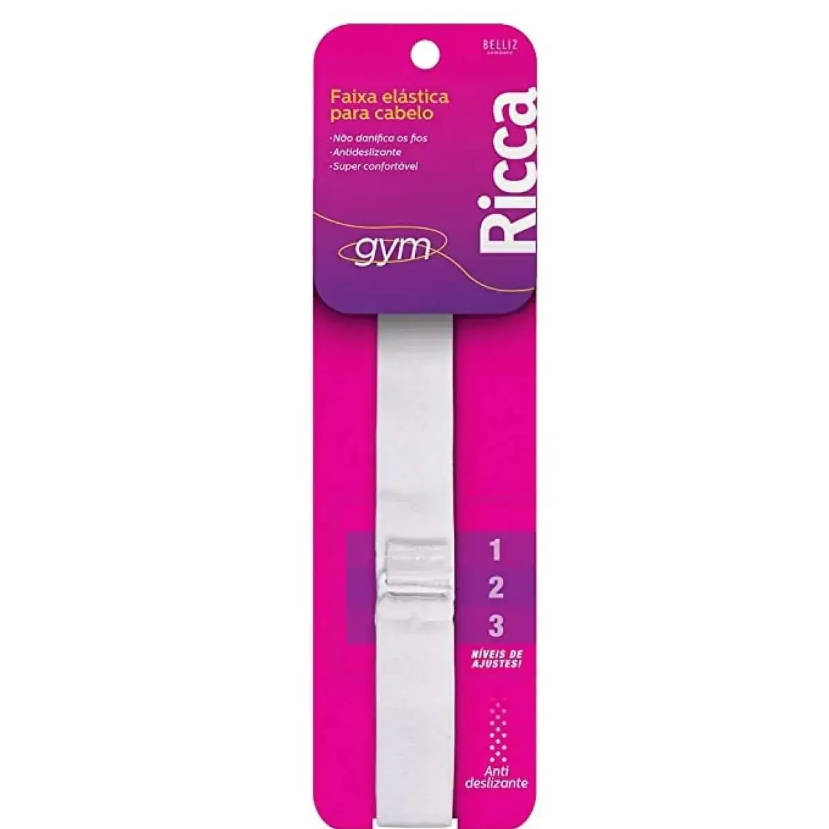 Faixa de Cabelo GYM Ricca White