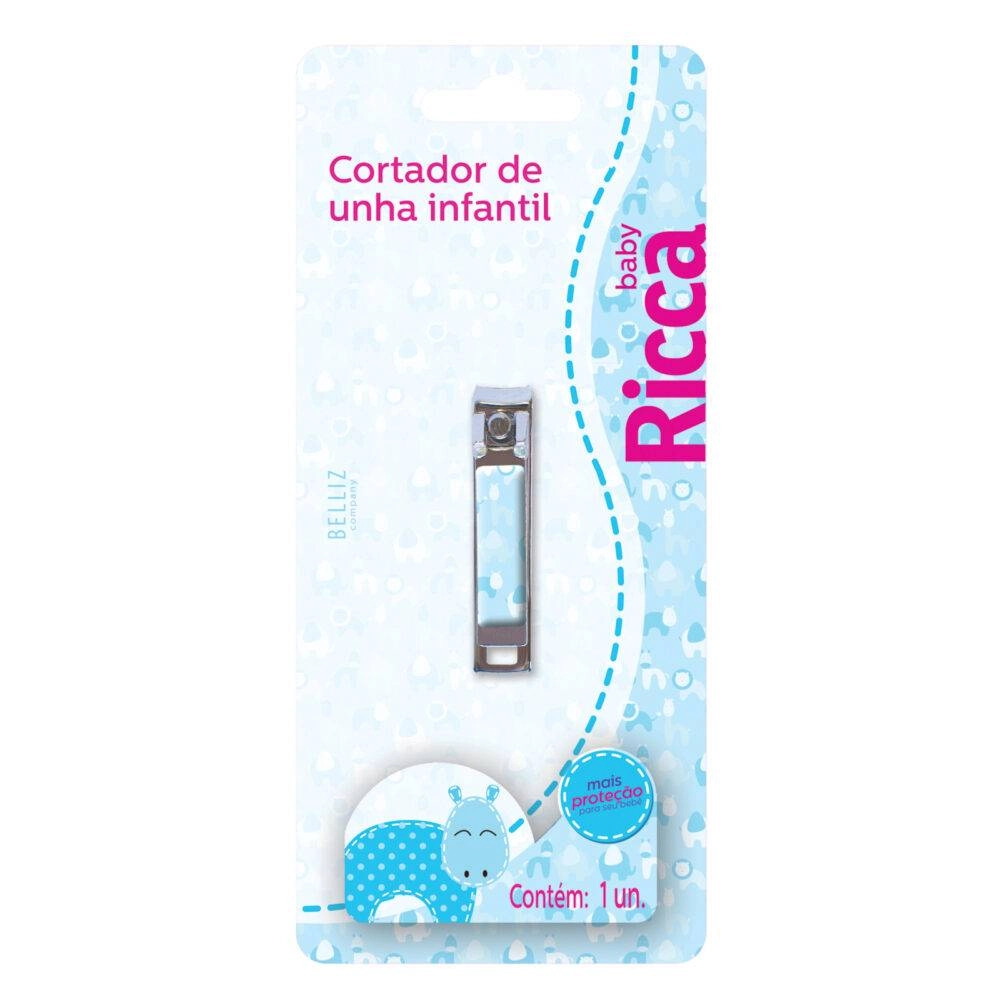 Cortador De Unha Maestral Ricca Infantil Azul 1un