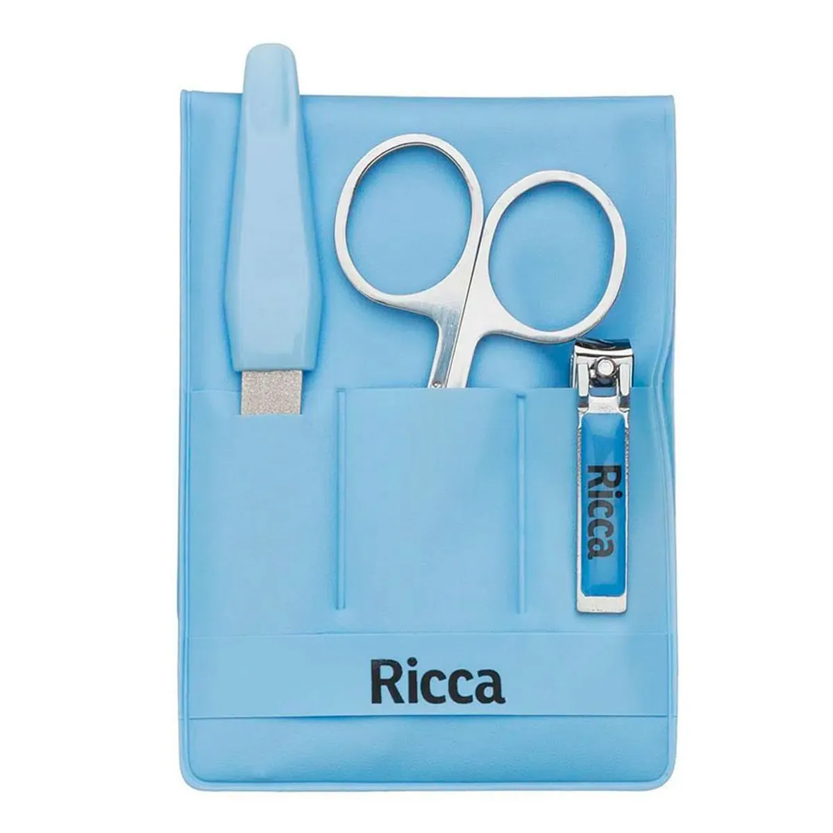 Kit Manicure Infantil Ricca Azul - 1088